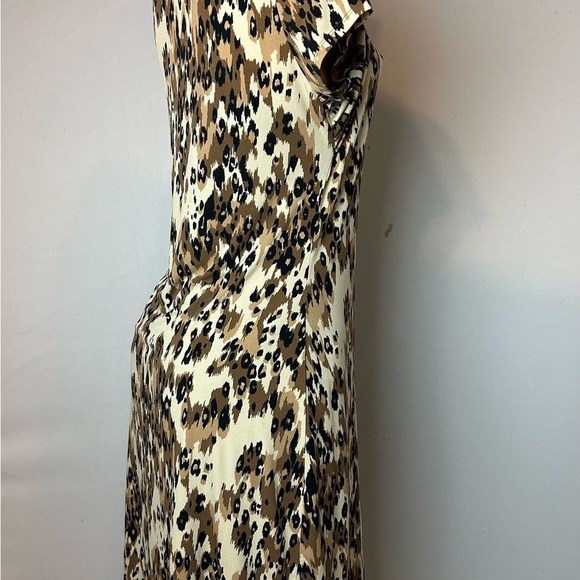 Rafaella Cream Sheath Dress with Flutter Cap Sleeves Size L - Picture 12 of 14